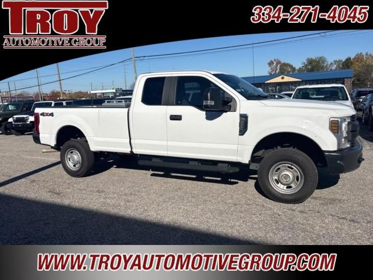 2019 Oxford White /Medium Earth Gray Ford F-250SD XL (1FT7X2B63KE) with an 6.2L V8 EFI SOHC 16V Flex Fuel engine, Automatic transmission, located at 6812 Atlanta Hwy, Montgomery, AL, 36117, (334) 271-4045, 32.382118, -86.178673 - Power Windows and Locks!!<br>Steering Wheel Controls!!<br>Back Up Camera!!<br>Tow Package!!<br>Cam Locker Toolbox!!<br>8 Bed!! - Photo#2