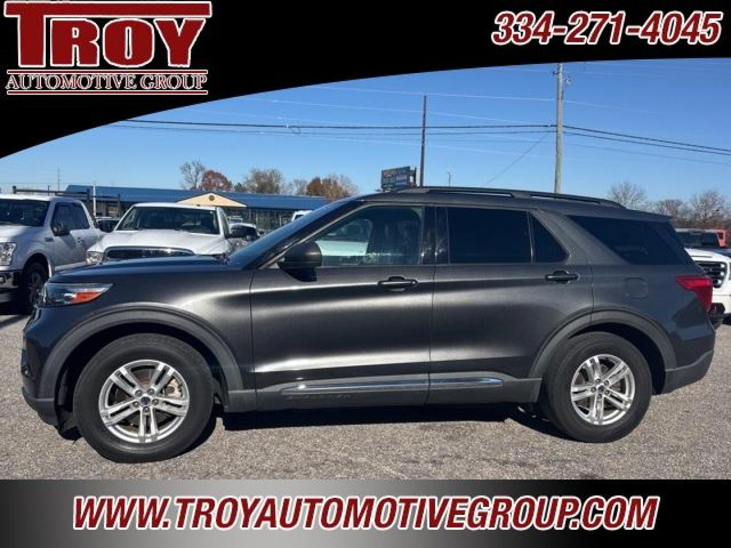 2020 Magnetic /Ebony Ford Explorer XLT (1FMSK7DH8LG) with an 2.3L EcoBoost I-4 engine, Automatic transmission, located at 6812 Atlanta Hwy, Montgomery, AL, 36117, (334) 271-4045, 32.382118, -86.178673 - 1-Owner!! - Photo#0