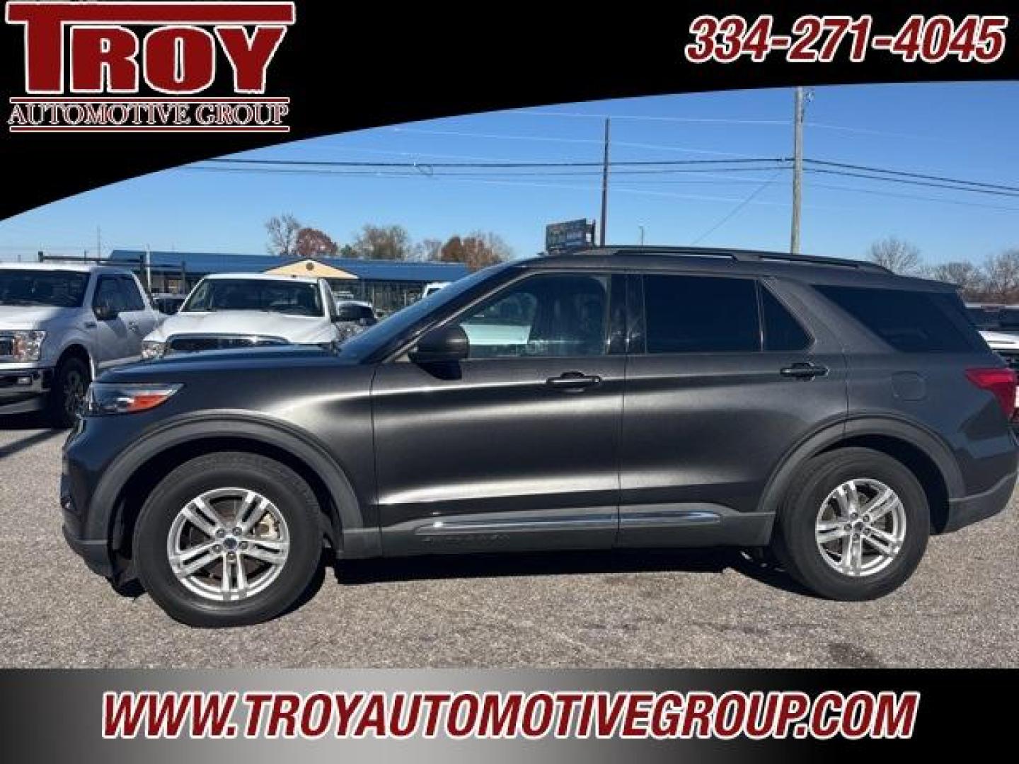 2020 Magnetic /Ebony Ford Explorer XLT (1FMSK7DH8LG) with an 2.3L EcoBoost I-4 engine, Automatic transmission, located at 6812 Atlanta Hwy, Montgomery, AL, 36117, (334) 271-4045, 32.382118, -86.178673 - 1-Owner!! - Photo#1