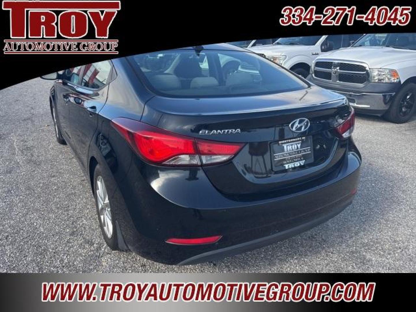 2015 Black Noir Pearl /Gray Hyundai Elantra SE (KMHDH4AE2FU) with an 1.8L I4 MPI DOHC 16V ULEV II 145hp engine, Automatic transmission, located at 6812 Atlanta Hwy, Montgomery, AL, 36117, (334) 271-4045, 32.382118, -86.178673 - Salvage title due to water damage!!<br>Nice car!!<br>New Tires!!<br>Back Up Camera!!<br>Steering Wheel Audio Controls!!<br> - Photo#12