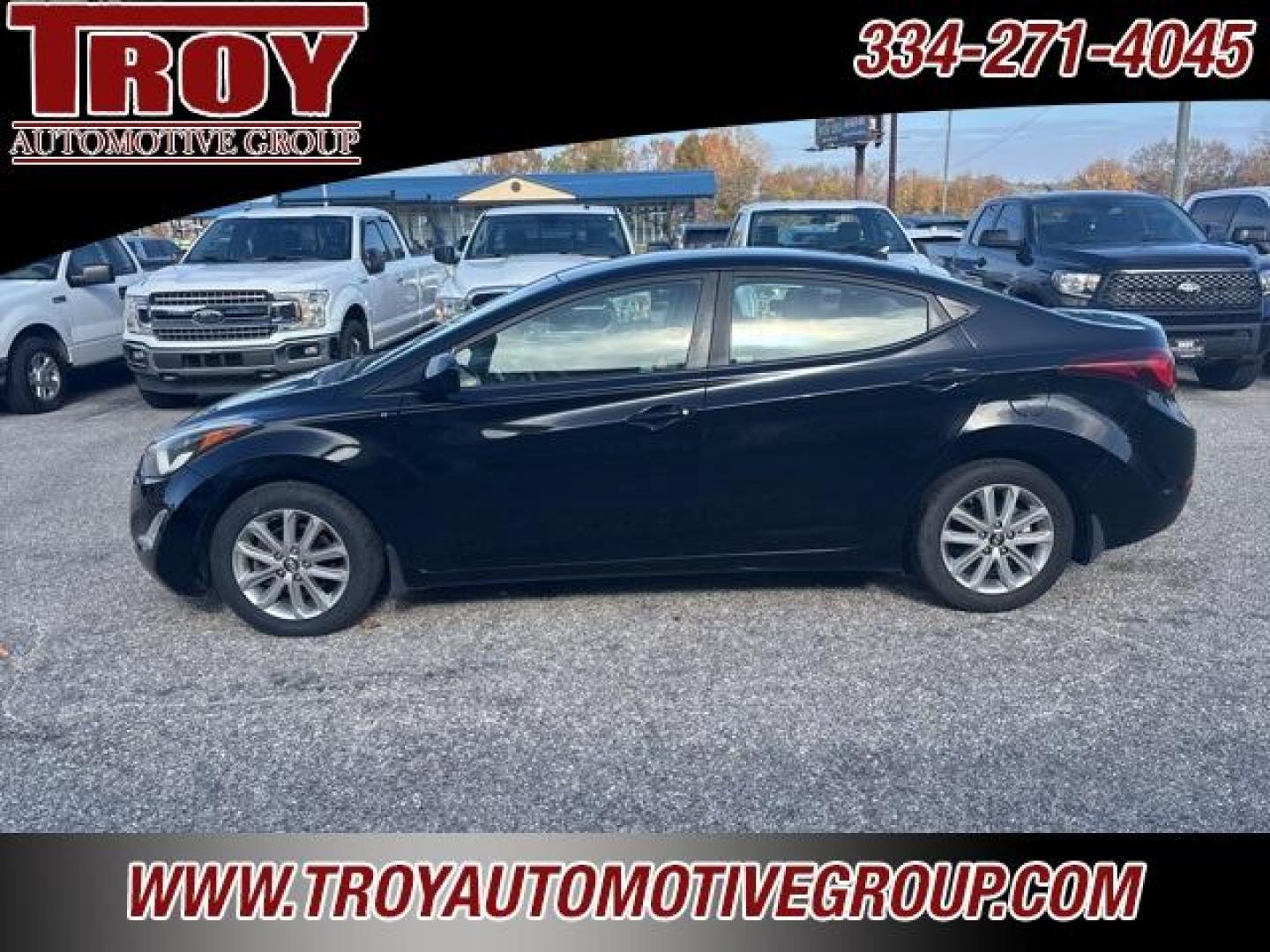 2015 Black Noir Pearl /Gray Hyundai Elantra SE (KMHDH4AE2FU) with an 1.8L I4 MPI DOHC 16V ULEV II 145hp engine, Automatic transmission, located at 6812 Atlanta Hwy, Montgomery, AL, 36117, (334) 271-4045, 32.382118, -86.178673 - Salvage title due to water damage!!<br>Nice car!!<br>New Tires!!<br>Back Up Camera!!<br>Steering Wheel Audio Controls!!<br> - Photo#15