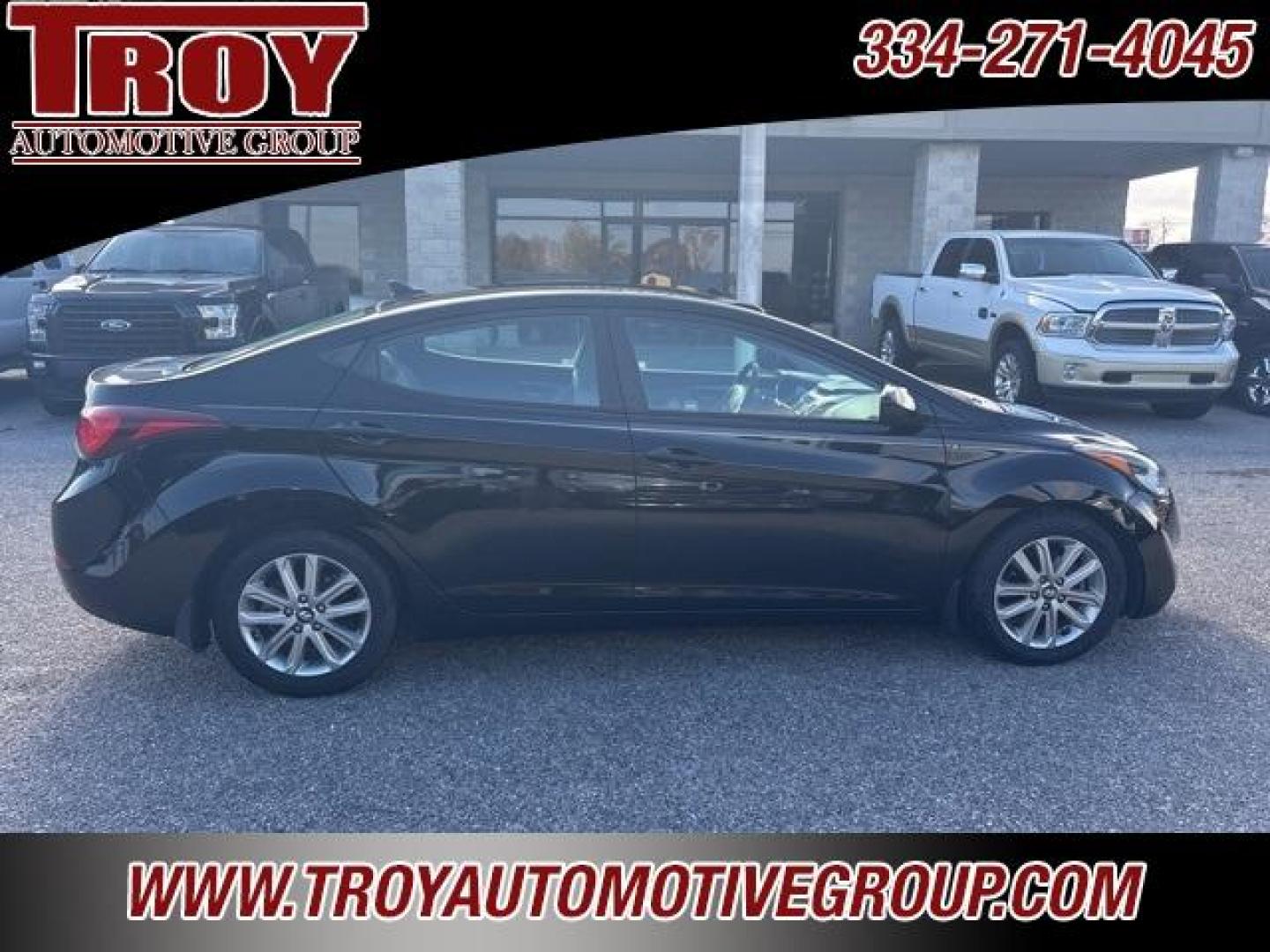 2015 Black Noir Pearl /Gray Hyundai Elantra SE (KMHDH4AE2FU) with an 1.8L I4 MPI DOHC 16V ULEV II 145hp engine, Automatic transmission, located at 6812 Atlanta Hwy, Montgomery, AL, 36117, (334) 271-4045, 32.382118, -86.178673 - Salvage title due to water damage!!<br>Nice car!!<br>New Tires!!<br>Back Up Camera!!<br>Steering Wheel Audio Controls!!<br> - Photo#8