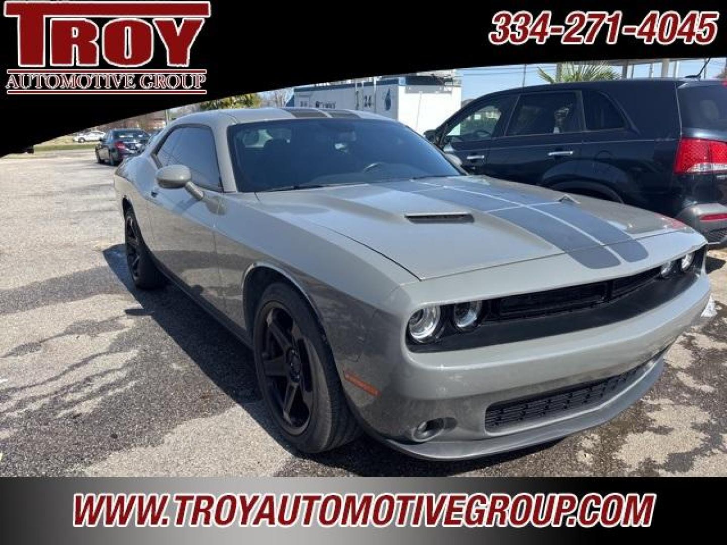 2019 Destroyer Gray Clearcoat /Black Dodge Challenger SXT (2C3CDZAG7KH) with an 3.6L V6 24V VVT engine, Automatic transmission, located at 6812 Atlanta Hwy, Montgomery, AL, 36117, (334) 271-4045, 32.382118, -86.178673 - Photo#5