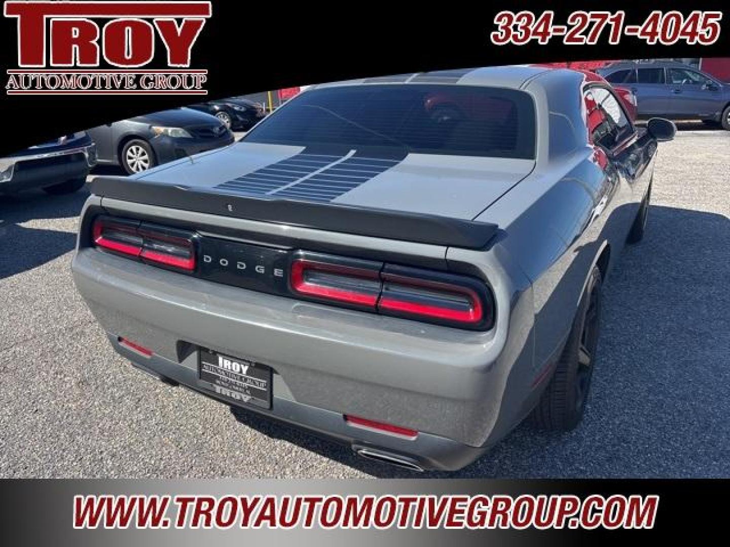 2019 Destroyer Gray Clearcoat /Black Dodge Challenger SXT (2C3CDZAG7KH) with an 3.6L V6 24V VVT engine, Automatic transmission, located at 6812 Atlanta Hwy, Montgomery, AL, 36117, (334) 271-4045, 32.382118, -86.178673 - Photo#23