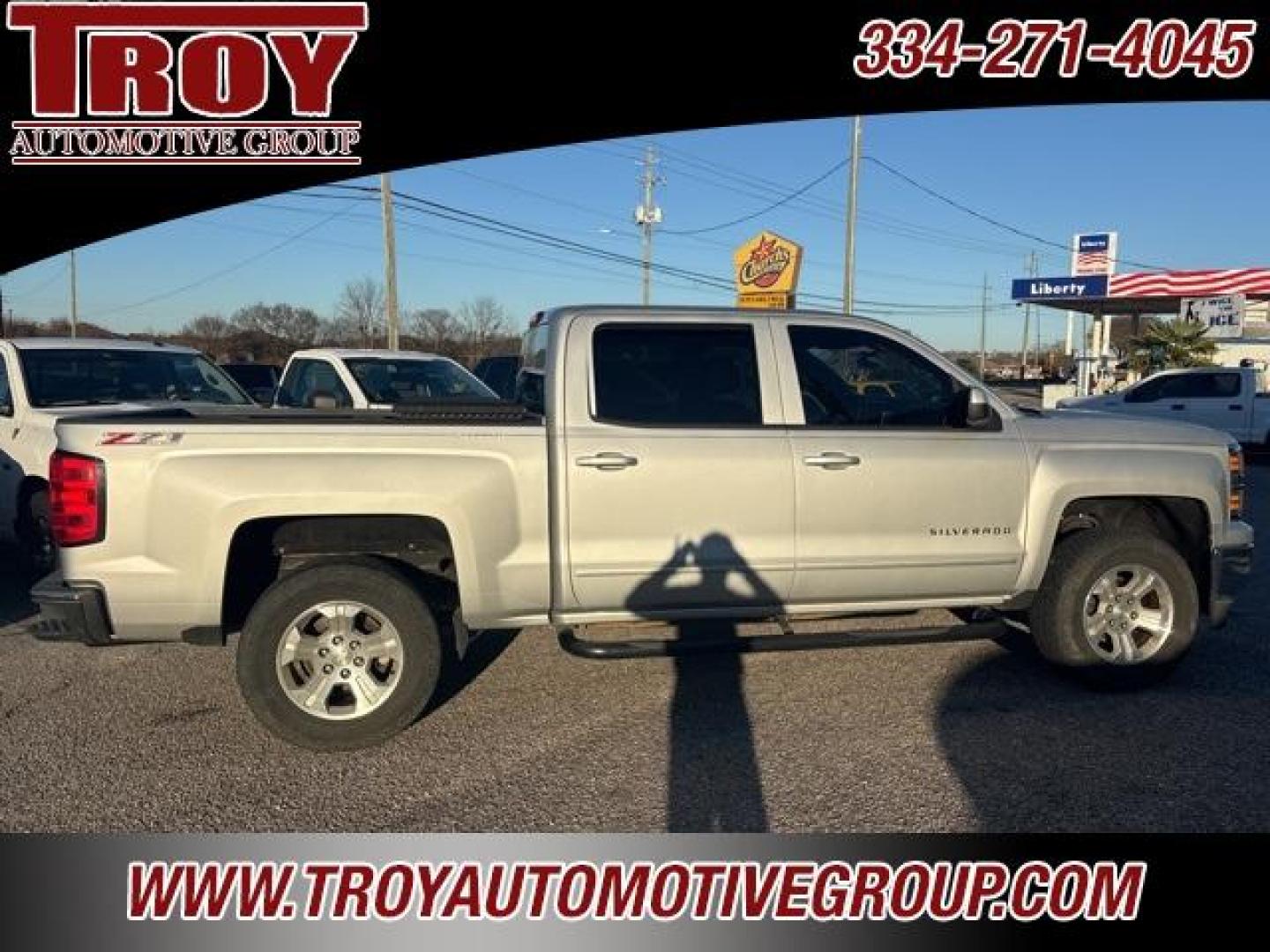 2015 Silver Ice Metallic /Black Chevrolet Silverado 1500 LT (3GCUKREC3FG) with an EcoTec3 5.3L V8 engine, Automatic transmission, located at 6812 Atlanta Hwy, Montgomery, AL, 36117, (334) 271-4045, 32.382118, -86.178673 - Heated Leather Seats!!<br>Power Driver Seat!!<br>Tow Package!!<br>Step Bars!!<br>Toolbox!! - Photo#12