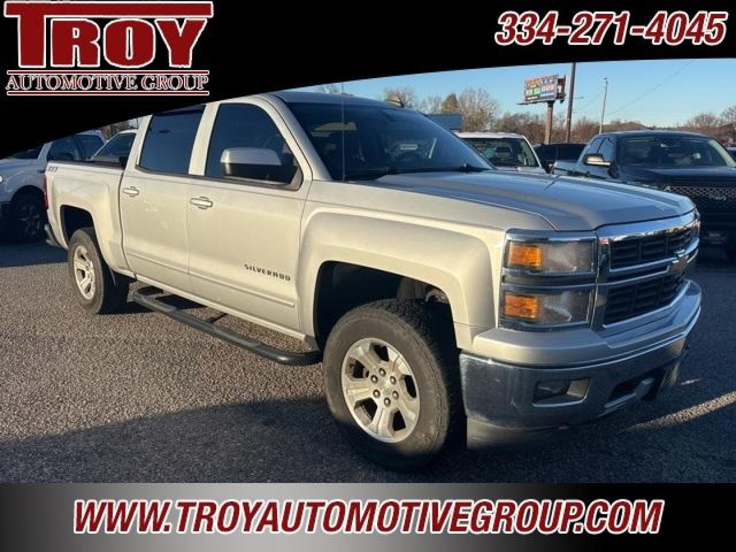 2015 Silver Ice Metallic /Black Chevrolet Silverado 1500 LT (3GCUKREC3FG) with an EcoTec3 5.3L V8 engine, Automatic transmission, located at 6812 Atlanta Hwy, Montgomery, AL, 36117, (334) 271-4045, 32.382118, -86.178673 - Heated Leather Seats!!<br>Power Driver Seat!!<br>Tow Package!!<br>Step Bars!!<br>Toolbox!! - Photo#14