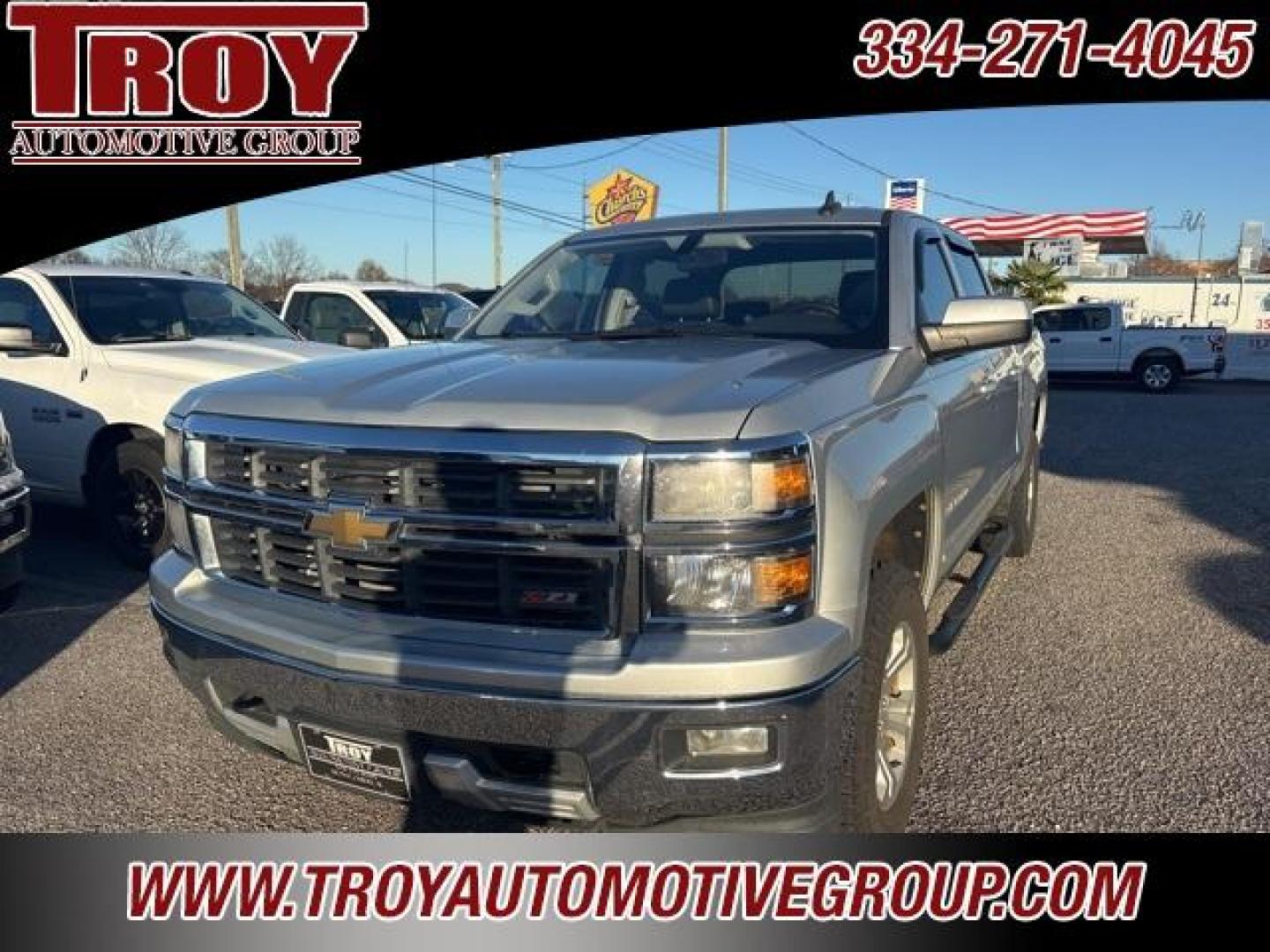 2015 Silver Ice Metallic /Black Chevrolet Silverado 1500 LT (3GCUKREC3FG) with an EcoTec3 5.3L V8 engine, Automatic transmission, located at 6812 Atlanta Hwy, Montgomery, AL, 36117, (334) 271-4045, 32.382118, -86.178673 - Heated Leather Seats!!<br>Power Driver Seat!!<br>Tow Package!!<br>Step Bars!!<br>Toolbox!! - Photo#4