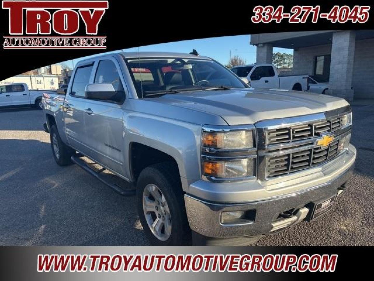 2015 Silver Ice Metallic /Black Chevrolet Silverado 1500 LT (3GCUKREC3FG) with an EcoTec3 5.3L V8 engine, Automatic transmission, located at 6812 Atlanta Hwy, Montgomery, AL, 36117, (334) 271-4045, 32.382118, -86.178673 - Heated Leather Seats!!<br>Power Driver Seat!!<br>Tow Package!!<br>Step Bars!!<br>Toolbox!! - Photo#7