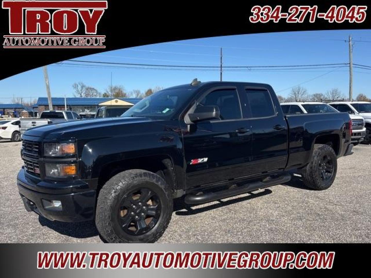 2015 Black /Black Chevrolet Silverado 1500 LT (1GCVKREC0FZ) with an EcoTec3 5.3L V8 engine, Automatic transmission, located at 6812 Atlanta Hwy, Montgomery, AL, 36117, (334) 271-4045, 32.382118, -86.178673 - Recent Arrival!<br>Black Appearance Package!!<br>Step Bars!!<br>Tow Package!!<br>Power Driver Seat!!<br>Z71 Off Road Package!!<br>Heated Seats!! Park Sensors!!<br>Spray In Bedliner!!<br><br>Black 2015 Chevrolet Silverado 1500 LT 4WD LT2 EcoTec3 5.3L V8 6-Speed Automatic Electronic with Overdrive<br - Photo#2