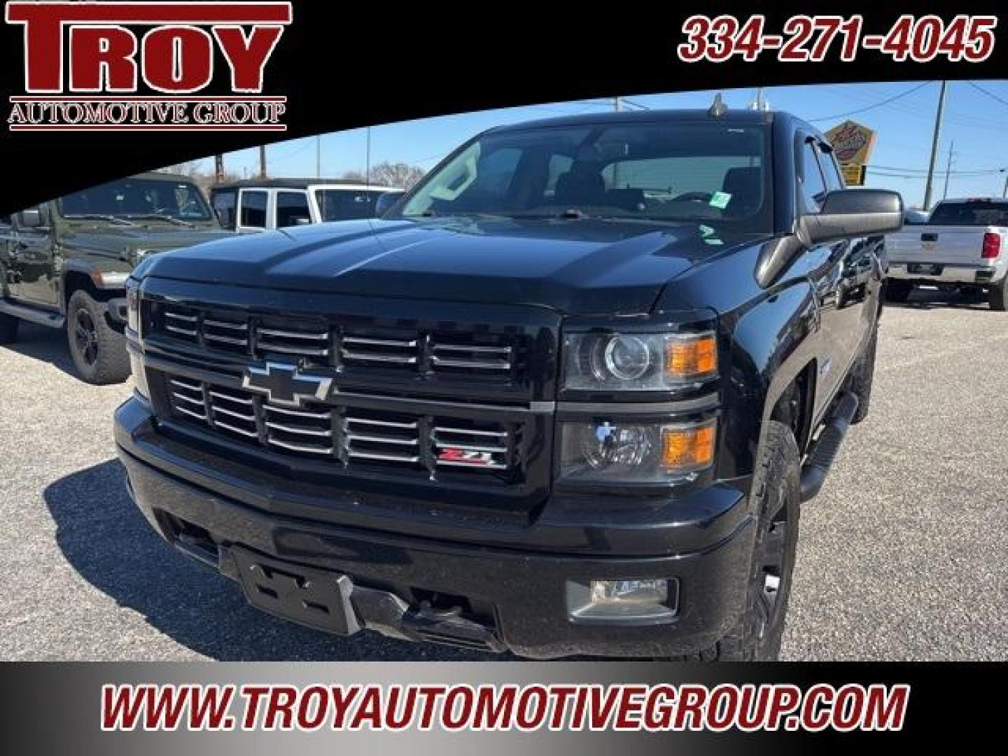 2015 Black /Black Chevrolet Silverado 1500 LT (1GCVKREC0FZ) with an EcoTec3 5.3L V8 engine, Automatic transmission, located at 6812 Atlanta Hwy, Montgomery, AL, 36117, (334) 271-4045, 32.382118, -86.178673 - Recent Arrival!<br>Black Appearance Package!!<br>Step Bars!!<br>Tow Package!!<br>Power Driver Seat!!<br>Z71 Off Road Package!!<br>Heated Seats!! Park Sensors!!<br>Spray In Bedliner!!<br><br>Black 2015 Chevrolet Silverado 1500 LT 4WD LT2 EcoTec3 5.3L V8 6-Speed Automatic Electronic with Overdrive<br - Photo#4