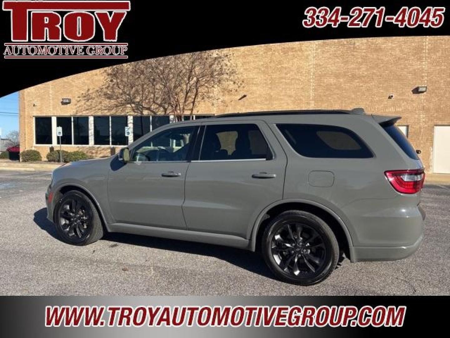 2021 Destroyer Gray Clearcoat /Black Dodge Durango GT Plus (1C4RDHDG1MC) with an 3.6L V6 24V VVT engine, Automatic transmission, located at 6812 Atlanta Hwy, Montgomery, AL, 36117, (334) 271-4045, 32.382118, -86.178673 - Power Sunroof!!!<br>2 nd Row Bucket Seats!!<br>Tow Package!!<br>New Tires!!<br>Destroyer Gray Clearcoat 2021 Dodge Durango GT Plus RWD 3.6L V6 24V VVT 8-Speed Automatic<br><br>Financing Available---Top Value for Trades.<br><br>19/26 City/Highway MPG - Photo#6