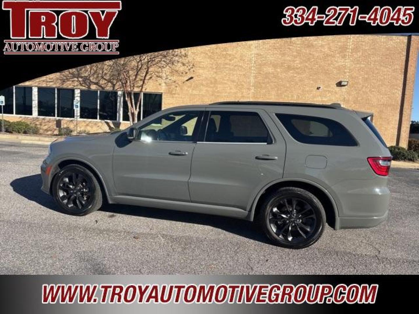 2021 Destroyer Gray Clearcoat /Black Dodge Durango GT Plus (1C4RDHDG1MC) with an 3.6L V6 24V VVT engine, Automatic transmission, located at 6812 Atlanta Hwy, Montgomery, AL, 36117, (334) 271-4045, 32.382118, -86.178673 - Power Sunroof!!!<br>2 nd Row Bucket Seats!!<br>Tow Package!!<br>New Tires!!<br>Destroyer Gray Clearcoat 2021 Dodge Durango GT Plus RWD 3.6L V6 24V VVT 8-Speed Automatic<br><br>Financing Available---Top Value for Trades.<br><br>19/26 City/Highway MPG - Photo#7