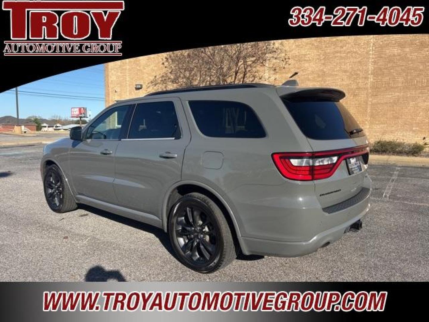 2021 Destroyer Gray Clearcoat /Black Dodge Durango GT Plus (1C4RDHDG1MC) with an 3.6L V6 24V VVT engine, Automatic transmission, located at 6812 Atlanta Hwy, Montgomery, AL, 36117, (334) 271-4045, 32.382118, -86.178673 - Power Sunroof!!!<br>2 nd Row Bucket Seats!!<br>Tow Package!!<br>New Tires!!<br>Destroyer Gray Clearcoat 2021 Dodge Durango GT Plus RWD 3.6L V6 24V VVT 8-Speed Automatic<br><br>Financing Available---Top Value for Trades.<br><br>19/26 City/Highway MPG - Photo#8