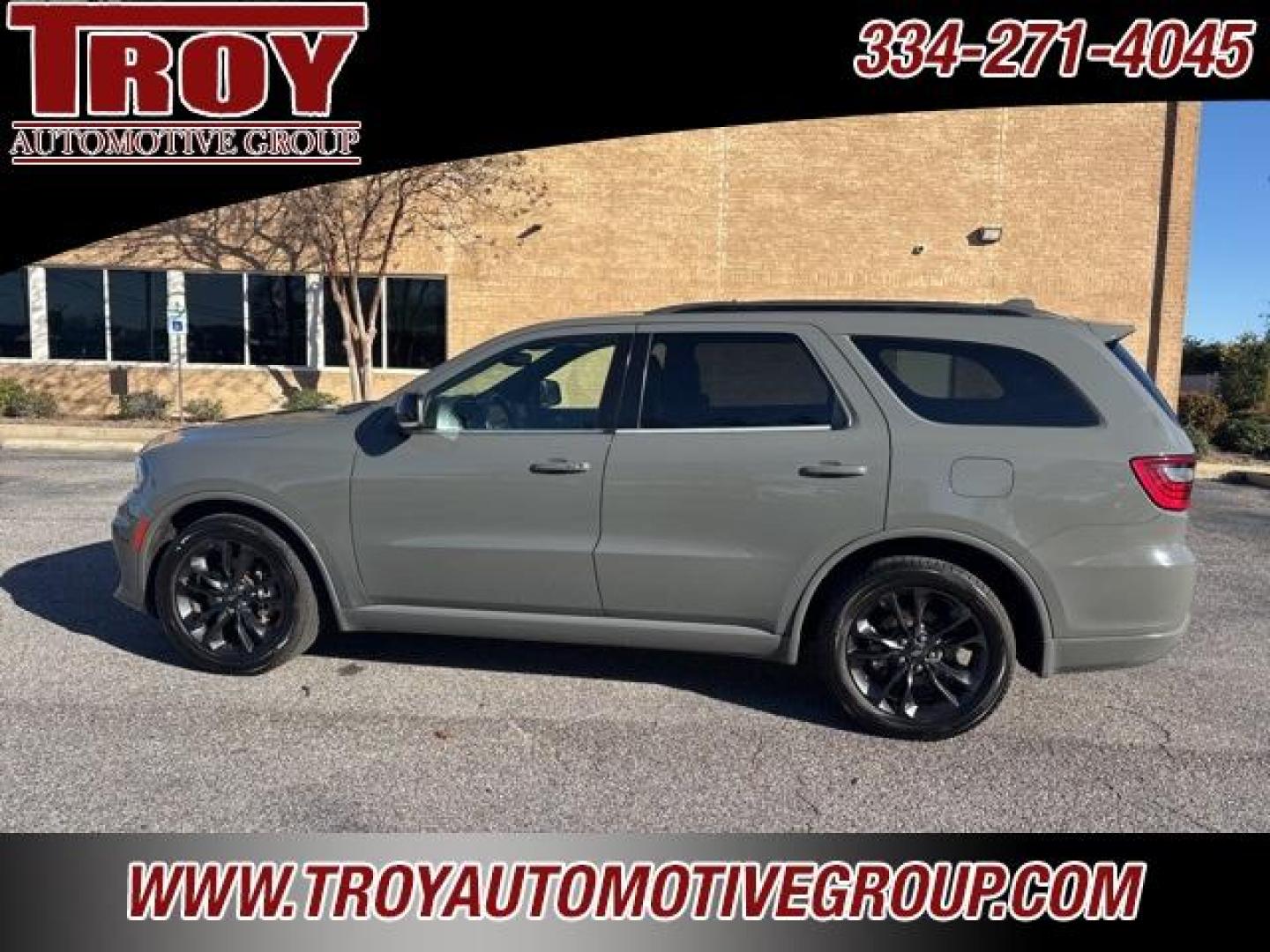 2021 Destroyer Gray Clearcoat /Black Dodge Durango GT Plus (1C4RDHDG1MC) with an 3.6L V6 24V VVT engine, Automatic transmission, located at 6812 Atlanta Hwy, Montgomery, AL, 36117, (334) 271-4045, 32.382118, -86.178673 - Power Sunroof!!!<br>2 nd Row Bucket Seats!!<br>Tow Package!!<br>New Tires!!<br>Destroyer Gray Clearcoat 2021 Dodge Durango GT Plus RWD 3.6L V6 24V VVT 8-Speed Automatic<br><br>Financing Available---Top Value for Trades.<br><br>19/26 City/Highway MPG - Photo#16