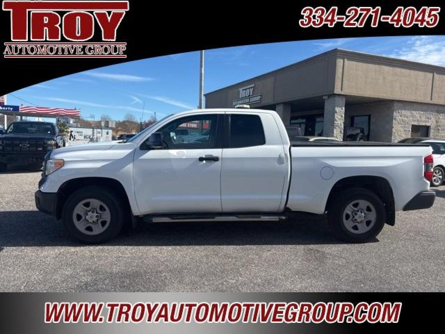 2014 Super White /Black Toyota Tundra SR (5TFRU5F13EX) with an 4.0L V6 DOHC VVT-i 24V engine, Automatic transmission, located at 6812 Atlanta Hwy, Montgomery, AL, 36117, (334) 271-4045, 32.382118, -86.178673 - Priced below KBB Fair Purchase Price!<br><br>Super White 2014 Toyota Tundra SR RWD 4.0L V6 DOHC VVT-i 24V 5-Speed Automatic with Overdrive<br><br>Financing Available---Top Value for Trades.<br><br><br>Awards:<br> * 2014 KBB.com Best Resale Value Awards<br><br>Reviews:<br> * If you havent already p - Photo#1