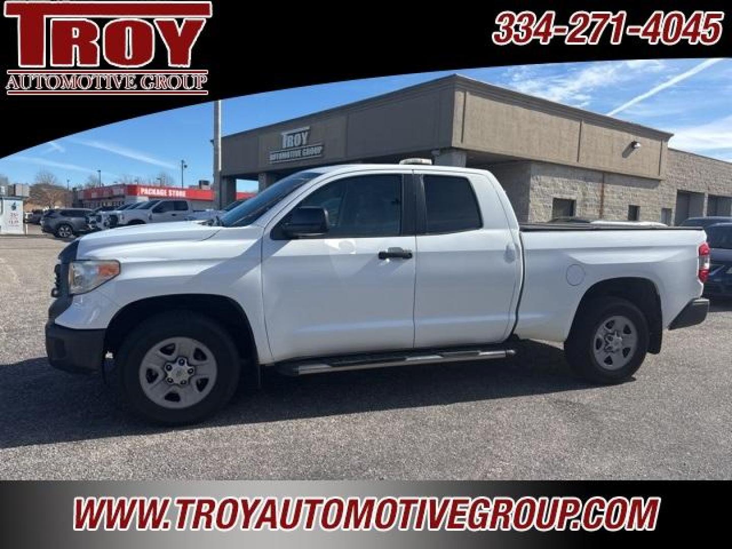 2014 Super White /Black Toyota Tundra SR (5TFRU5F13EX) with an 4.0L V6 DOHC VVT-i 24V engine, Automatic transmission, located at 6812 Atlanta Hwy, Montgomery, AL, 36117, (334) 271-4045, 32.382118, -86.178673 - Priced below KBB Fair Purchase Price!<br><br>Super White 2014 Toyota Tundra SR RWD 4.0L V6 DOHC VVT-i 24V 5-Speed Automatic with Overdrive<br><br>Financing Available---Top Value for Trades.<br><br><br>Awards:<br> * 2014 KBB.com Best Resale Value Awards<br><br>Reviews:<br> * If you havent already p - Photo#2