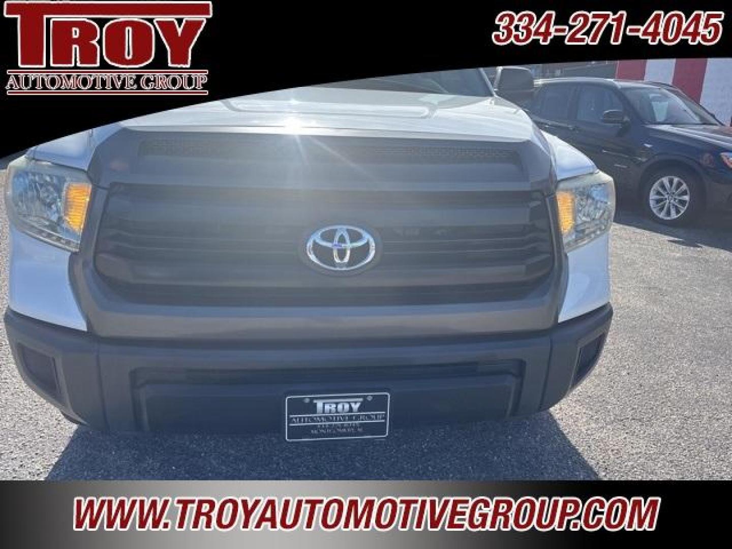 2014 Super White /Black Toyota Tundra SR (5TFRU5F13EX) with an 4.0L V6 DOHC VVT-i 24V engine, Automatic transmission, located at 6812 Atlanta Hwy, Montgomery, AL, 36117, (334) 271-4045, 32.382118, -86.178673 - Priced below KBB Fair Purchase Price!<br><br>Super White 2014 Toyota Tundra SR RWD 4.0L V6 DOHC VVT-i 24V 5-Speed Automatic with Overdrive<br><br>Financing Available---Top Value for Trades.<br><br><br>Awards:<br> * 2014 KBB.com Best Resale Value Awards<br><br>Reviews:<br> * If you havent already p - Photo#6