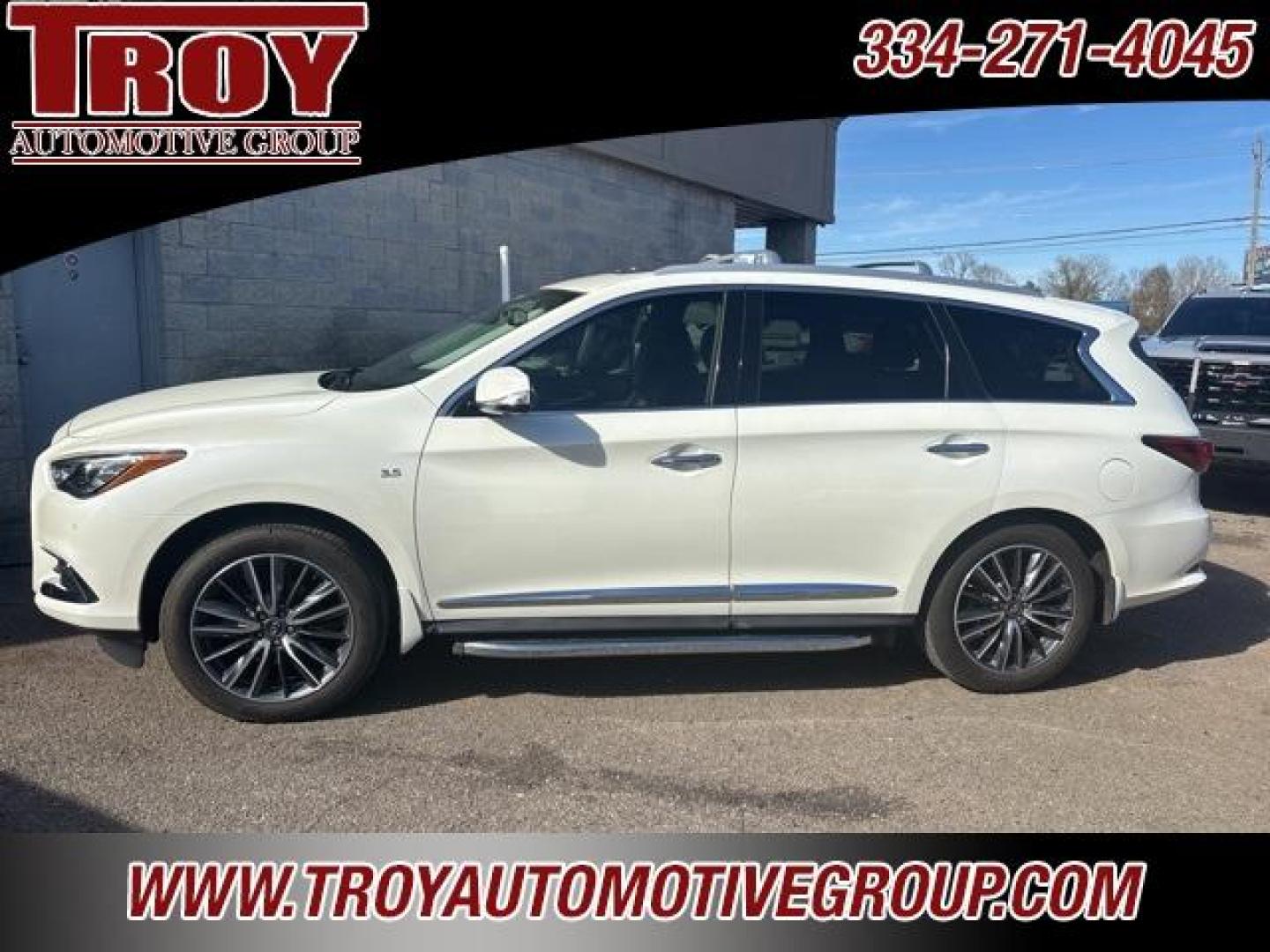 2017 Majestic White /Java INFINITI QX60 Base (5N1DL0MN9HC) with an 3.5L V6 engine, CVT transmission, located at 6812 Atlanta Hwy, Montgomery, AL, 36117, (334) 271-4045, 32.382118, -86.178673 - Photo#0