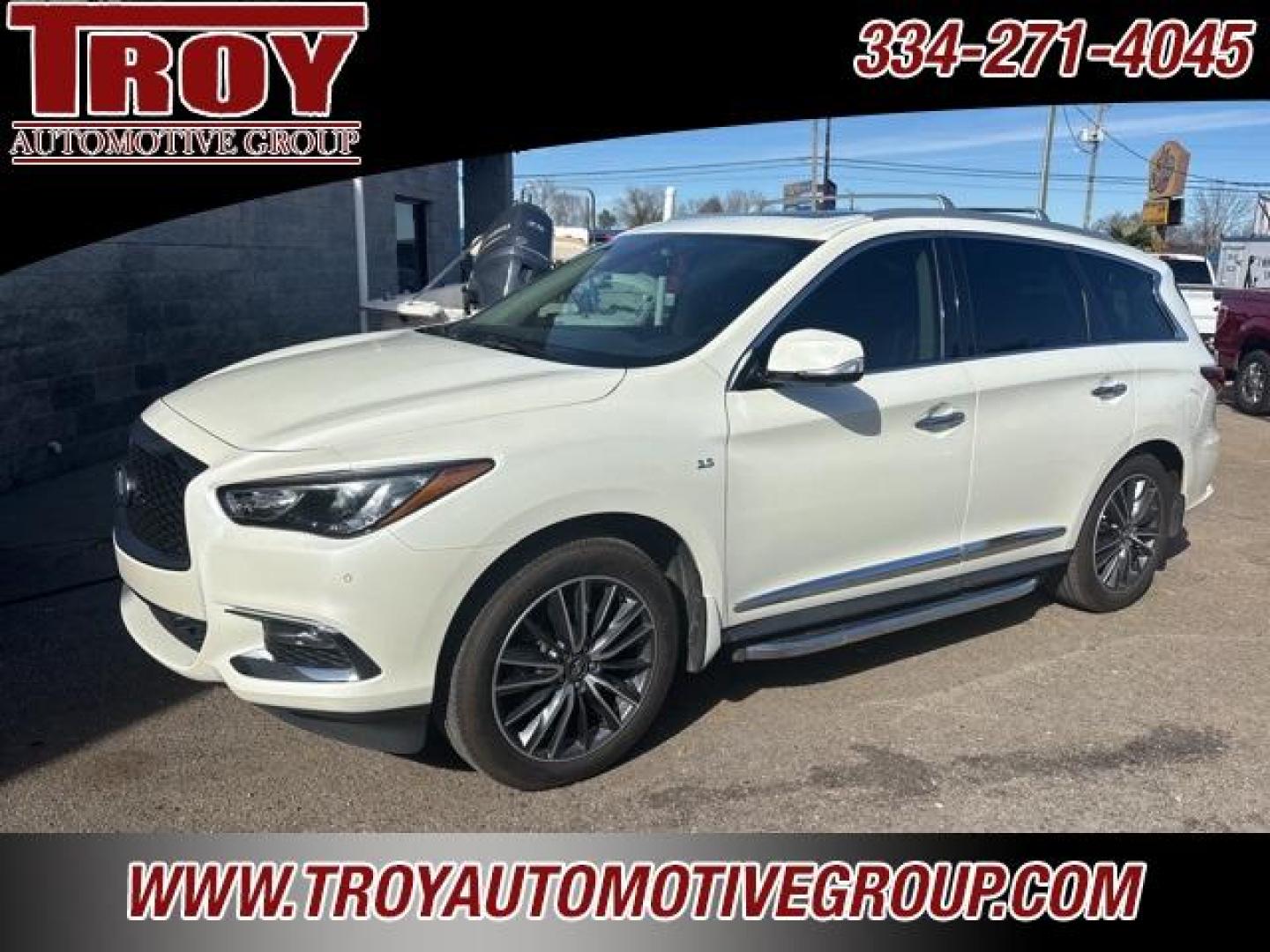 2017 Majestic White /Java INFINITI QX60 Base (5N1DL0MN9HC) with an 3.5L V6 engine, CVT transmission, located at 6812 Atlanta Hwy, Montgomery, AL, 36117, (334) 271-4045, 32.382118, -86.178673 - Photo#3