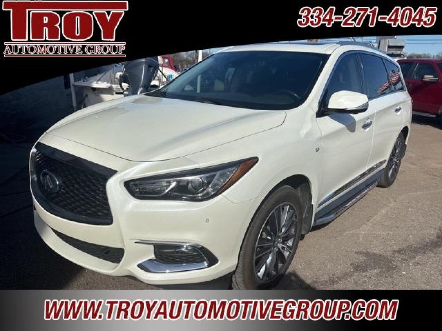 2017 Majestic White /Java INFINITI QX60 Base (5N1DL0MN9HC) with an 3.5L V6 engine, CVT transmission, located at 6812 Atlanta Hwy, Montgomery, AL, 36117, (334) 271-4045, 32.382118, -86.178673 - Photo#4