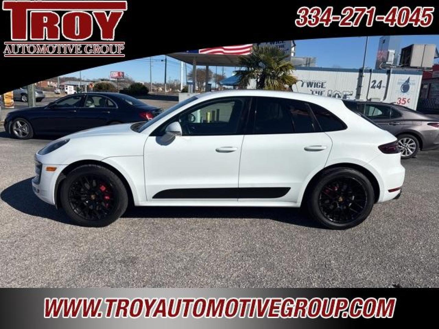 2018 White /Garnet Red Porsche Macan GTS (WP1AG2A57JL) with an 3.0L V6 engine, Automatic transmission, located at 6812 Atlanta Hwy, Montgomery, AL, 36117, (334) 271-4045, 32.382118, -86.178673 - Photo#0