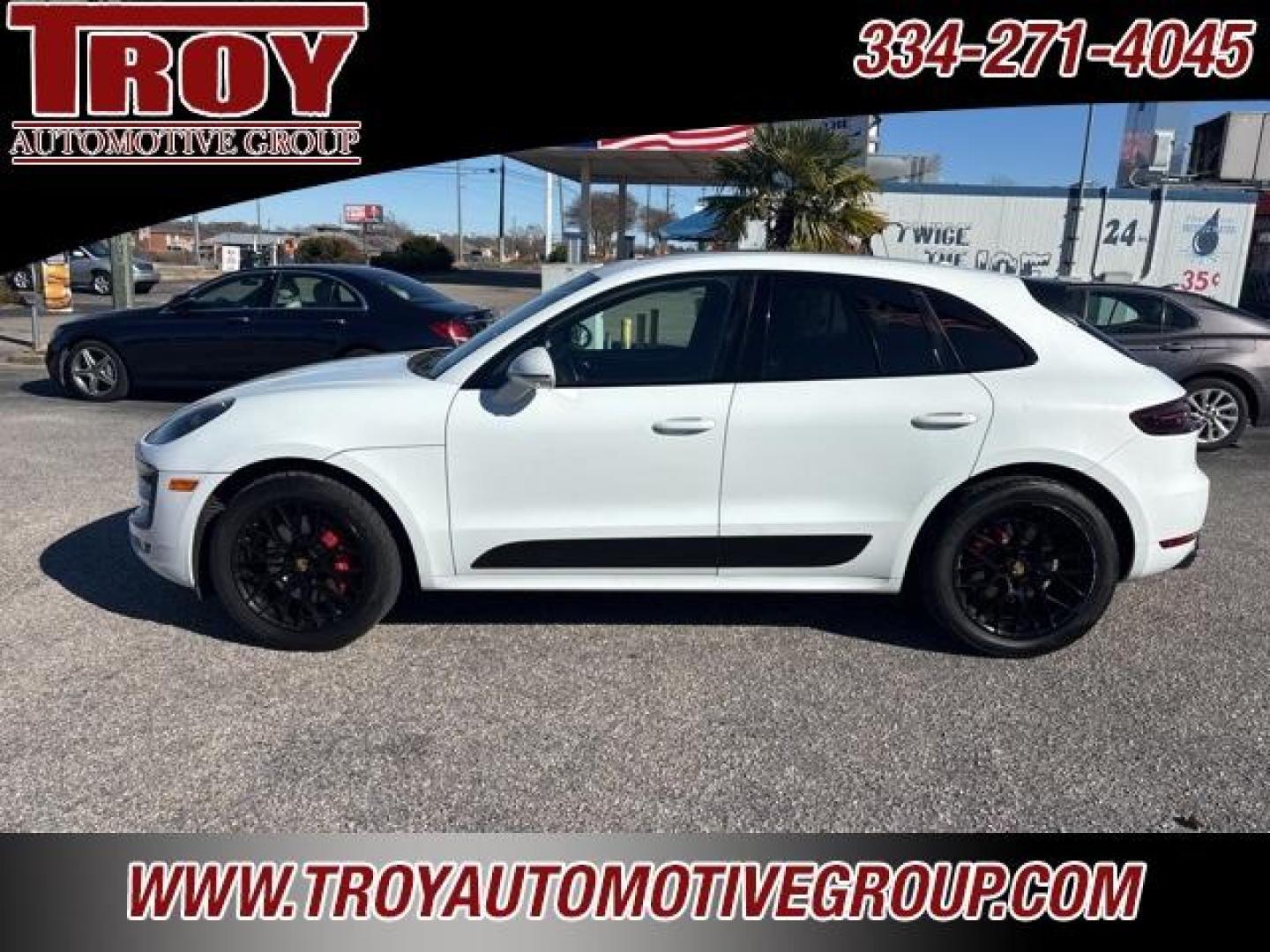 2018 White /Garnet Red Porsche Macan GTS (WP1AG2A57JL) with an 3.0L V6 engine, Automatic transmission, located at 6812 Atlanta Hwy, Montgomery, AL, 36117, (334) 271-4045, 32.382118, -86.178673 - Photo#1