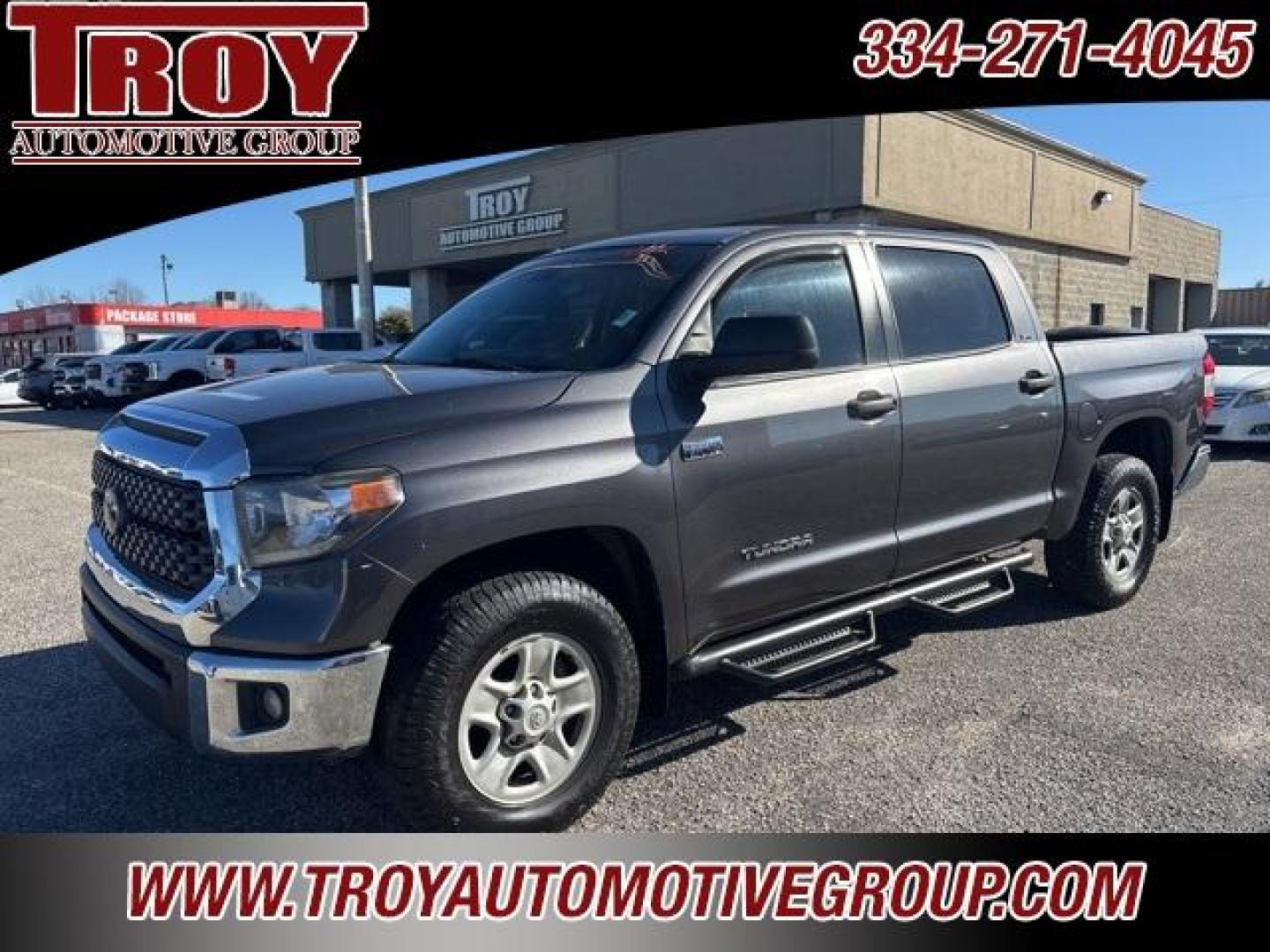 2018 Magnetic Gray Metallic /Graphite Toyota Tundra SR5 (5TFDW5F17JX) with an 5.7L 8-Cylinder SMPI DOHC engine, Automatic transmission, located at 6812 Atlanta Hwy, Montgomery, AL, 36117, (334) 271-4045, 32.382118, -86.178673 - Magnetic Gray Metallic 2018 Toyota Tundra SR5 4WD 5.7L 8-Cylinder SMPI DOHC 6-Speed Automatic Electronic with Overdrive<br><br>Financing Available---Top Value for Trades.<br><br><br>Awards:<br> * 2018 KBB.com 10 Most Awarded Brands * 2018 KBB.com Best Resale Value Awards - Photo#3