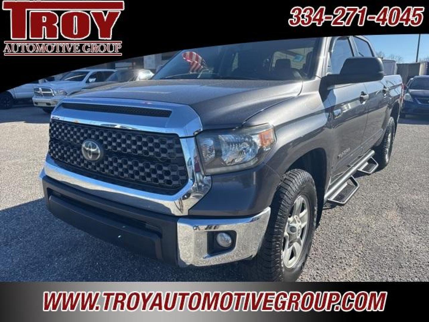 2018 Magnetic Gray Metallic /Graphite Toyota Tundra SR5 (5TFDW5F17JX) with an 5.7L 8-Cylinder SMPI DOHC engine, Automatic transmission, located at 6812 Atlanta Hwy, Montgomery, AL, 36117, (334) 271-4045, 32.382118, -86.178673 - Magnetic Gray Metallic 2018 Toyota Tundra SR5 4WD 5.7L 8-Cylinder SMPI DOHC 6-Speed Automatic Electronic with Overdrive<br><br>Financing Available---Top Value for Trades.<br><br><br>Awards:<br> * 2018 KBB.com 10 Most Awarded Brands * 2018 KBB.com Best Resale Value Awards - Photo#4