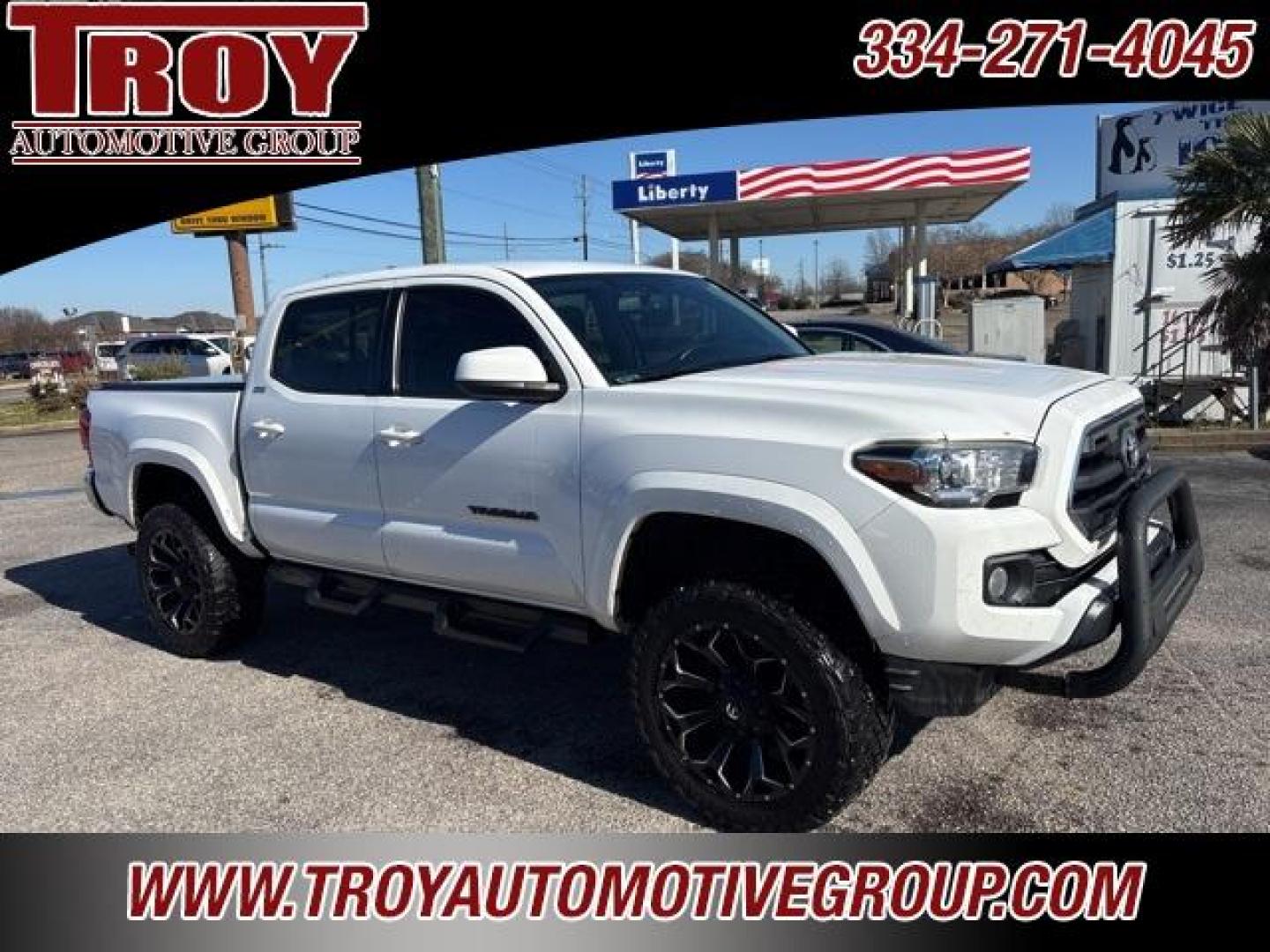 2017 Super White /Graphite Toyota Tacoma SR5 (5TFCZ5AN3HX) with an V6 engine, Automatic transmission, located at 6812 Atlanta Hwy, Montgomery, AL, 36117, (334) 271-4045, 32.382118, -86.178673 - Fuel Wheels!!<br>Toyo Mts!!<br>Navigation!!<br>Tow Package!!<br>Step Bars!!<br>Push Bar!!<br>All Power Options!! - Photo#3