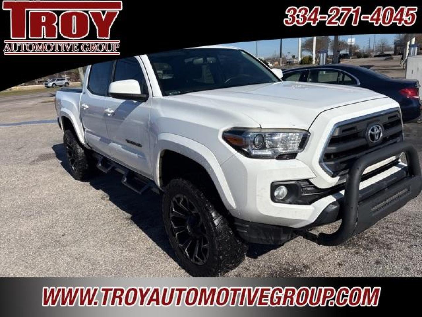 2017 Super White /Graphite Toyota Tacoma SR5 (5TFCZ5AN3HX) with an V6 engine, Automatic transmission, located at 6812 Atlanta Hwy, Montgomery, AL, 36117, (334) 271-4045, 32.382118, -86.178673 - Fuel Wheels!!<br>Toyo Mts!!<br>Navigation!!<br>Tow Package!!<br>Step Bars!!<br>Push Bar!!<br>All Power Options!! - Photo#5