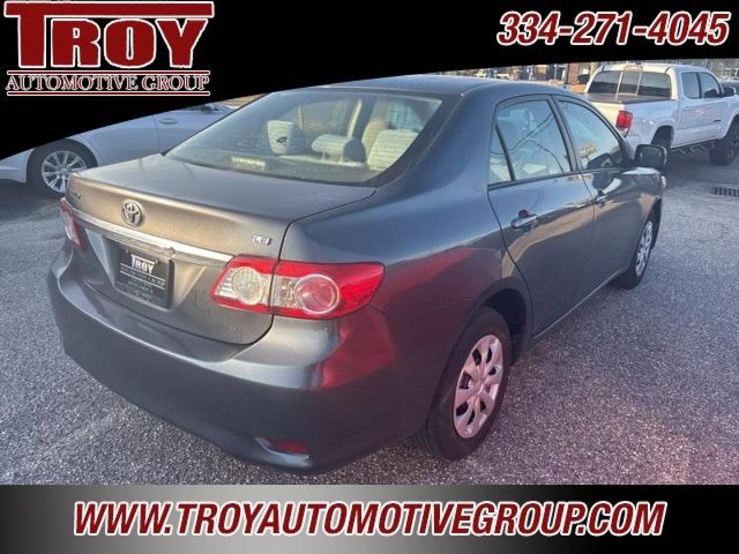 2011 Magnetic Gray Metallic /Ash Toyota Corolla (2T1BU4EE0BC) with an 1.8L I4 DOHC Dual VVT-i engine, Automatic transmission, located at 6812 Atlanta Hwy, Montgomery, AL, 36117, (334) 271-4045, 32.382118, -86.178673 - Photo#4