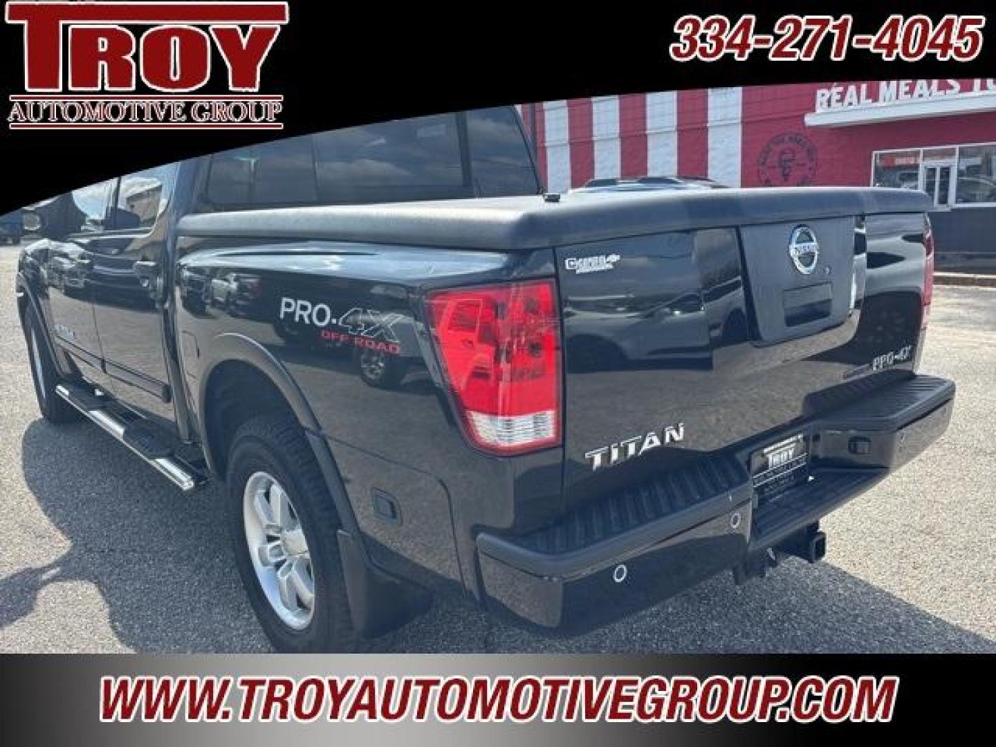 2011 Galaxy Black Metallic /Charcoal Nissan Titan PRO-4X (1N6BA0EC8BN) with an Endurance 5.6L V8 DOHC 32V engine, Automatic transmission, located at 6812 Atlanta Hwy, Montgomery, AL, 36117, (334) 271-4045, 32.382118, -86.178673 - Galaxy Black Metallic 2011 Nissan Titan PRO-4X 4WD Endurance 5.6L V8 DOHC 32V 5-Speed Automatic<br><br>Financing Available---Top Value for Trades. - Photo#8