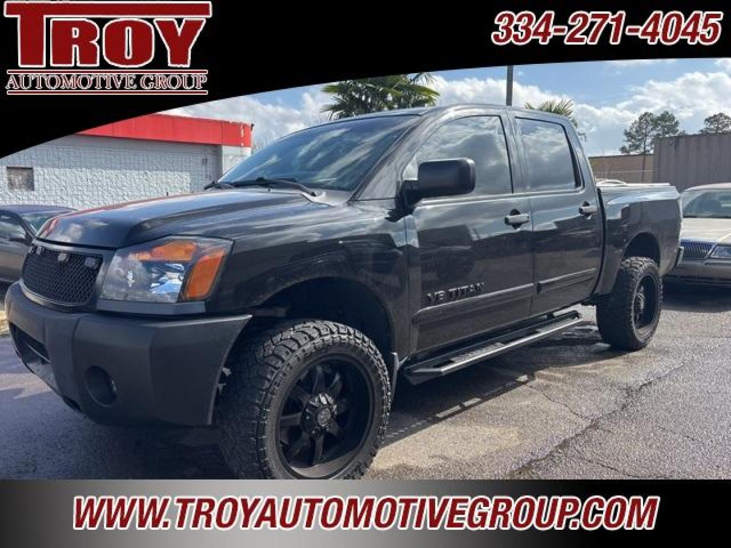 2012 Galaxy Black Metallic /Charcoal Nissan Titan SV (1N6BA0ED5CN) with an Endurance 5.6L V8 DOHC 32V engine, Automatic transmission, located at 6812 Atlanta Hwy, Montgomery, AL, 36117, (334) 271-4045, 32.382118, -86.178673 - 1-Owner!!<br>Tow Package!!<br>20 Wheels!!<br>Rough Country Lift!! - Photo#3