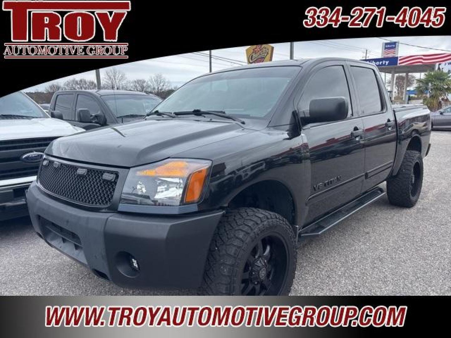 2012 Galaxy Black Metallic /Charcoal Nissan Titan SV (1N6BA0ED5CN) with an Endurance 5.6L V8 DOHC 32V engine, Automatic transmission, located at 6812 Atlanta Hwy, Montgomery, AL, 36117, (334) 271-4045, 32.382118, -86.178673 - 1-Owner!!<br>Tow Package!!<br>20 Wheels!!<br>Rough Country Lift!! - Photo#9