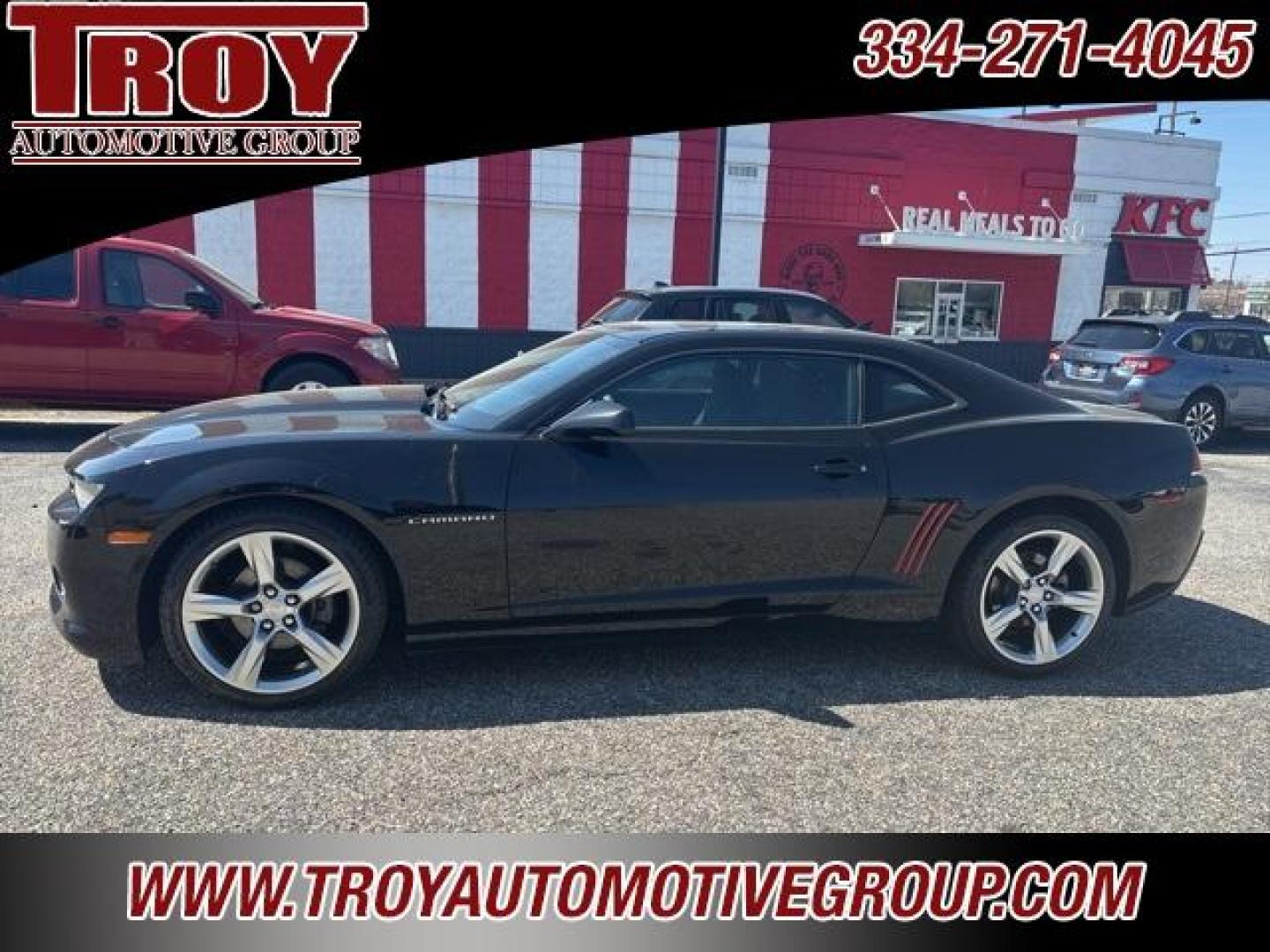 2014 Black /Black Chevrolet Camaro 2LS (2G1FA1E30E9) with an 3.6L V6 DGI DOHC VVT engine, Automatic transmission, located at 6812 Atlanta Hwy, Montgomery, AL, 36117, (334) 271-4045, 32.382118, -86.178673 - Photo#0