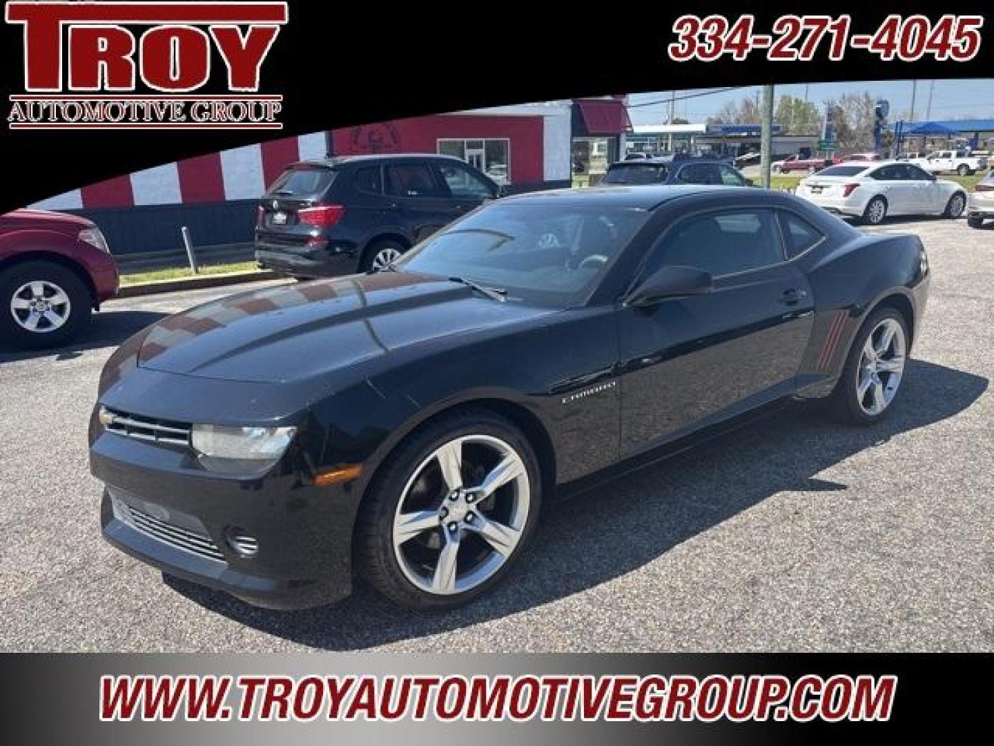 2014 Black /Black Chevrolet Camaro 2LS (2G1FA1E30E9) with an 3.6L V6 DGI DOHC VVT engine, Automatic transmission, located at 6812 Atlanta Hwy, Montgomery, AL, 36117, (334) 271-4045, 32.382118, -86.178673 - 20 Factory Offset S.S. Wheels - Photo#3