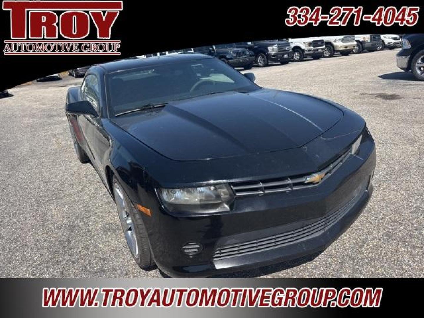 2014 Black /Black Chevrolet Camaro 2LS (2G1FA1E30E9) with an 3.6L V6 DGI DOHC VVT engine, Automatic transmission, located at 6812 Atlanta Hwy, Montgomery, AL, 36117, (334) 271-4045, 32.382118, -86.178673 - 20 Factory Offset S.S. Wheels - Photo#6