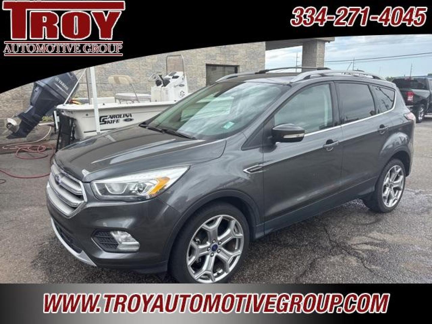 2017 Magnetic /Medium Light Stone Ford Escape Titanium (1FMCU0JD9HU) with an 1.5L EcoBoost engine, Automatic transmission, located at 6812 Atlanta Hwy, Montgomery, AL, 36117, (334) 271-4045, 32.382118, -86.178673 - Recent Arrival!<br>Heated Seats!!<br>Power Front Seats!!<br>2-Master Keys!!<br>Sony Sound System!!<br><br>Magnetic 2017 Ford Escape Titanium FWD 1.5L EcoBoost 6-Speed Automatic<br><br>Financing Available---Top Value for Trades.<br><br>23/30 City/Highway MPG<br><br><br>Awards:<br> * 2017 KBB.com 10 - Photo#2