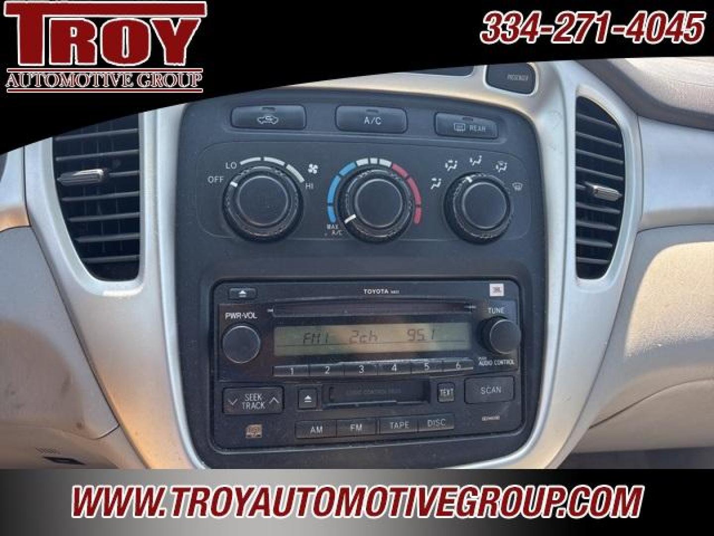 2006 Millennium Silver Metallic /Ash Toyota Highlander V6 (JTEGP21A060) with an 3.3L V6 SMPI DOHC engine, Automatic transmission, located at 6812 Atlanta Hwy, Montgomery, AL, 36117, (334) 271-4045, 32.382118, -86.178673 - V6!!<br>Tow Package!!<br>2-keys w/Remote Entry!!<br>Power Driver Seat!!<br>JBL Sounds System!! - Photo#47